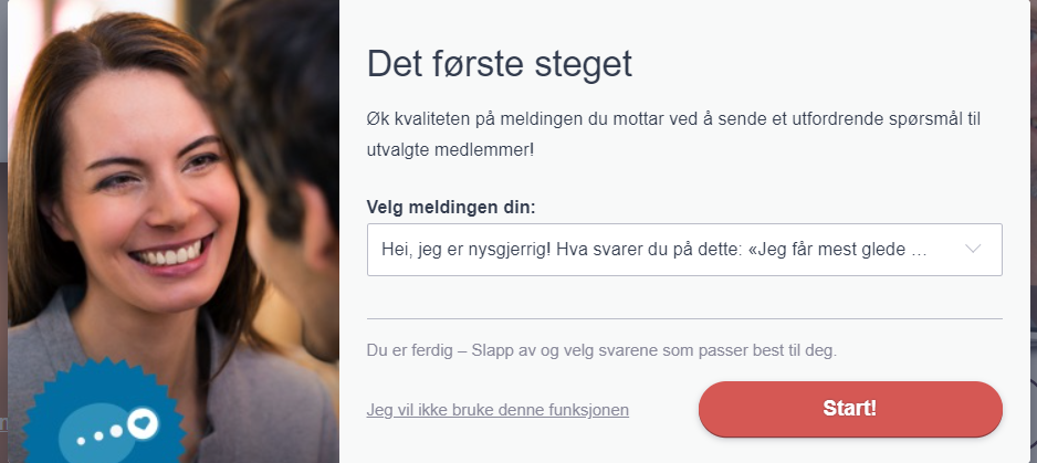 60-Dating Det første steget