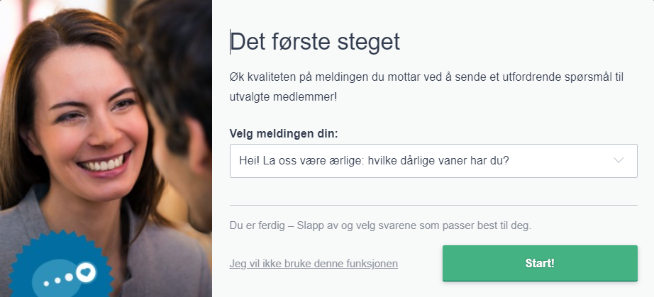 Academic Singles Det første steget